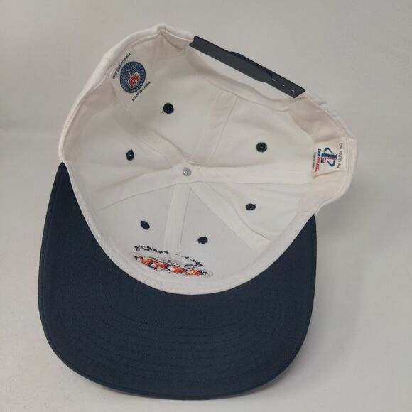 Logo Athletic Men's Snapback Hat White OSFA Vintage Super Bowl XXXV 2001 - Picture 6 of 8